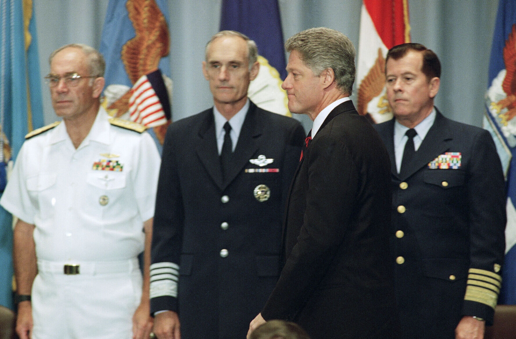 1993: Enacts "don't ask, don't tell" policy in the military